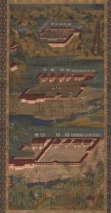 De tre hellige helligdommene ved Kumano: Kumano Mandala, ca. 1300. av Unbekannt