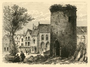 Tårnet til Louis Doutremer ved Laon ødelagt i 1831, 1890. av Unbekannt