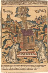 Transporten av det hellige hus Loreto, 1494. av Unbekannt