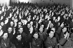Rettssaken mot de tjueen, Moskva, USSR, 1938. av Unbekannt