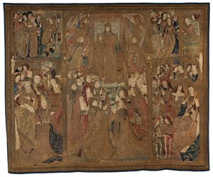 The Triumph of Christ Mazarin-teppet, ca. 1500. av Unbekannt