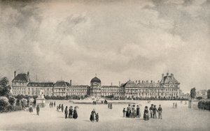 Tuileries-palasset fra hagene, 1915 av Unbekannt