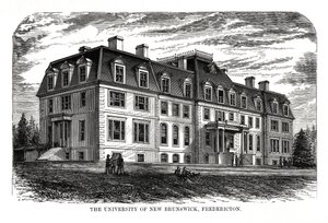 University of New Brunswick, Fredericton, Canada, 1800-tallet av Unbekannt