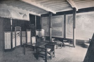 Vestibylen til den nederlandske seksjonen på Torino-utstillingen, 1902 av Unbekannt