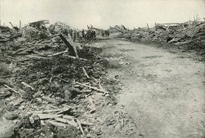 Landsbyen ---. , 1919. av Unbekannt