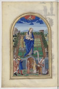 Jomfru Maria. Fra: Kongelige sanger til ære for jomfruen ved Puy d'Amiens, 1501-1600 av Unbekannt