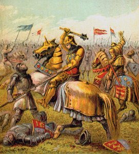 The War of the Roses, 1455-1485, c1850 av Unbekannt