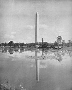 Das Washington Monument, 19. Jahrhundert von Unbekannt