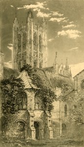 The Water Tower, Canterbury Cathedral, Canterbury, Kent, 1885. av Unbekannt