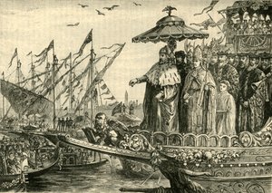 Adriaterhavets bryllup, c991-1009, 1890. av Unbekannt