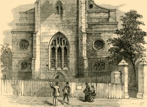 The West End of St. Andrews, Viser den gotiske buen, c1872. av Unbekannt