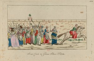 Kvinnemarsjen på Versailles, 5. oktober 1789, 1789. av Unbekannt
