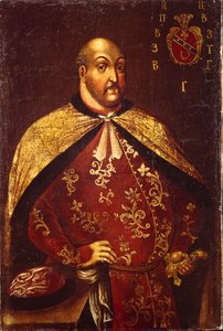 Zaporozhyan Kossakks Ataman Vasily Grigorievich Gamaleya, ca 1760 av Unbekannt
