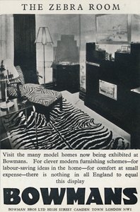 Sebrarommet - Bowmans, 1933 av Unbekannt