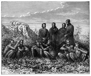 Zulu, Sør-Afrika, c1890 av Unbekannt