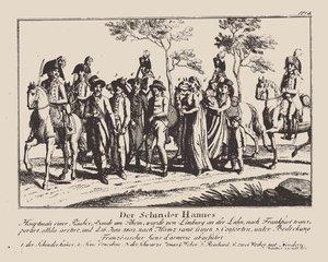Arrestasjonen av Schinderhannes, 1802. av Unbekannt