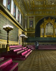Ballsalen, Buckingham Palace, London, slutten av 1800- eller begynnelsen av 1900-tallet av Unbekannt