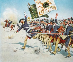 Slaget ved Mollwitz, 11. april 1741, 1936. av Unbekannt