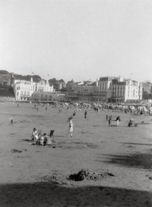 Stranden, Dinard, Bretagne, 1900-tallet av Unbekannt