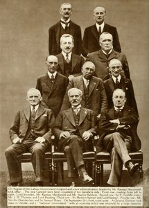 Kabinettet til Ramsay MacDonald, 1931, 1935. av Unbekannt