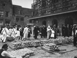 Ostemarkedet på fredag, Alkmaar, Nederland, c1934 av Unbekannt