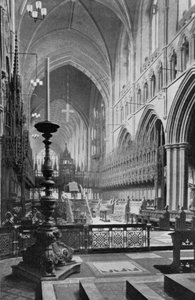 Koret, Chester Cathedral, Cheshire, 1924-1926 av Unbekannt