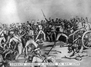Kampen i San Juan, 1898, 1920-tallet av Unbekannt