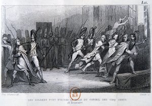 Kuppet av det 18. Brumaire 9. november 1799, 1800-tallet av Unbekannt