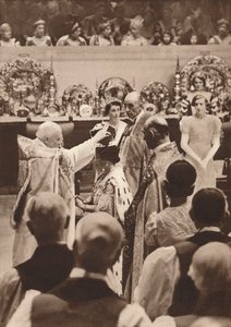 Kroningen av dronning Elizabeth, kone til kong George VI, 1937 av Unbekannt