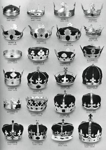 Kronene til engelske suverene fra Vilhelm Erobreren til Charles I, 1937 av Unbekannt