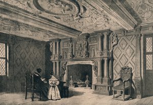 Salongen, Park Hall, Shropshire, 1915 av Unbekannt