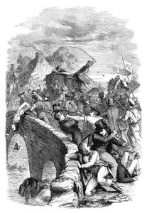 Valgopprøret ved Hawick, Scottish Borders, 1837 c1895 av Unbekannt