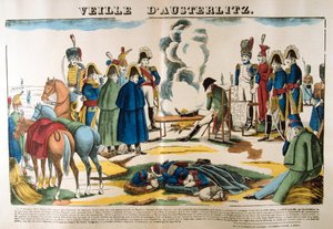 Aftenen til Austerlitz, 1. desember 1805, 1800-tallet av Unbekannt