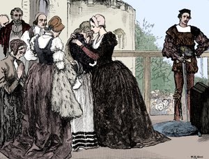 Henrettelsen av Anne Boleyn, 1536 av Unbekannt
