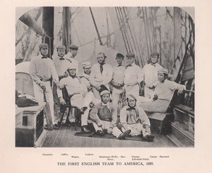 Det første engelske cricketlaget som turnerte Amerika, 1859 1912 av Unbekannt