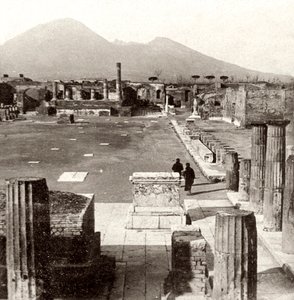 Forumet til Pompeii, Italia, 1894 av Unbekannt