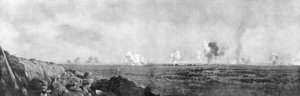 Frontlinjen rundt Aisne, Frankrike, første verdenskrig, 1914, 1926 av Unbekannt