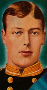 Den fremtidige kong George V da han var underløytnant i Royal Navy, ca 1880-tallet 1935 av Unbekannt