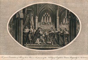 Den store kroningen av Henry VI av England i Paris, 1431 1793 av Unbekannt