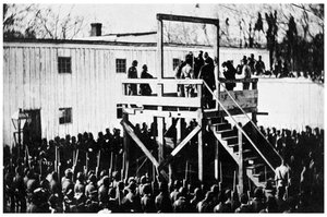 Hengingen av Henry Wirz, Washington DC, USA, 1865 1955 av Unbekannt