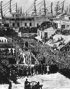 The henging of Hetherington and Brace, San Francisco, 29. juli 1856 1954 av Unbekannt