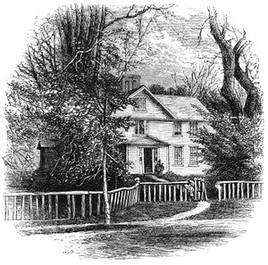 Hjemmet til Amos Benson Alcott 1799-1888, Concord, Massachusetts, 1875 av Unbekannt