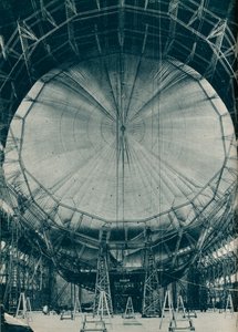 Den interne strukturen til luftskipet R101, c1929 c1937 av Unbekannt