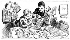 Frimerkesamlingens gleder, 1937 av Unbekannt