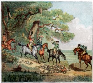 Drapet, revejakt, 1787 1890 av Unbekannt