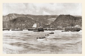 Landingen av Fifth Army Corps under general William R. Shafter ved Daiquirí, Cuba, 22. til 24. juni av Unbekannt