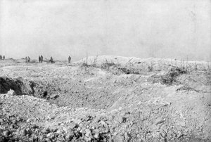 Landskapet i Mort-Homme, Verdun, Frankrike, første verdenskrig, 1917 av Unbekannt