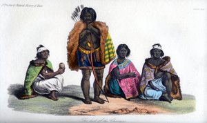 Den siste av Charruas, 1848 av Unbekannt