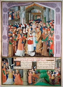 Ekteskapet til Blanche og Fernando, 1269, 1400-tallet av Unbekannt