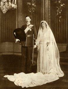 Ekteskapet til prinsesse Mary og viscount Lascelles, 28. februar 1922, 1935. av Unbekannt